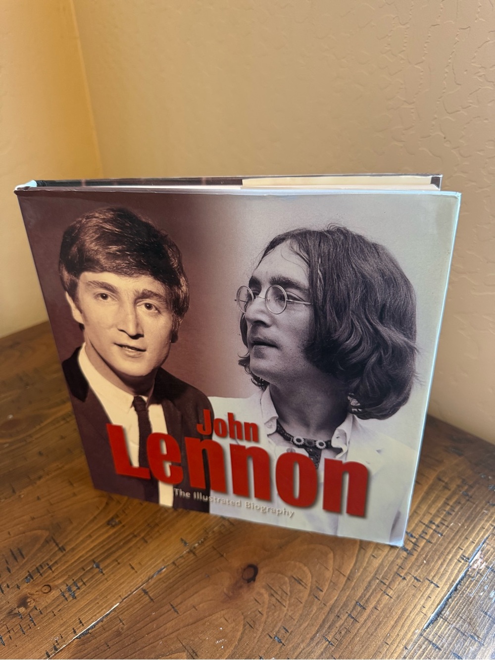 John Lennon The Illustrated Biography Hardcover Coffee Table Book Beatles Photo